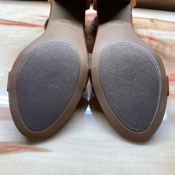 Bamboo Faux Suede Low Chunky Heel - Picture 8 of 10